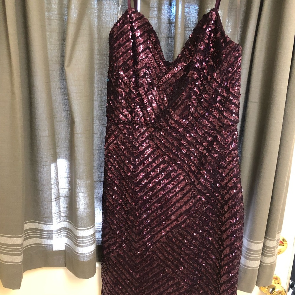 Purple Sequined Dress - Great for New Years!